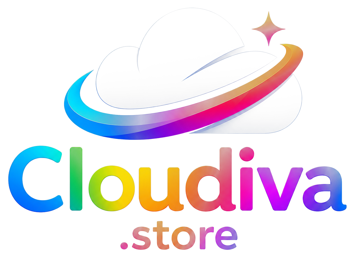 Cloudiva AI home cloud storage and home automation illustration
